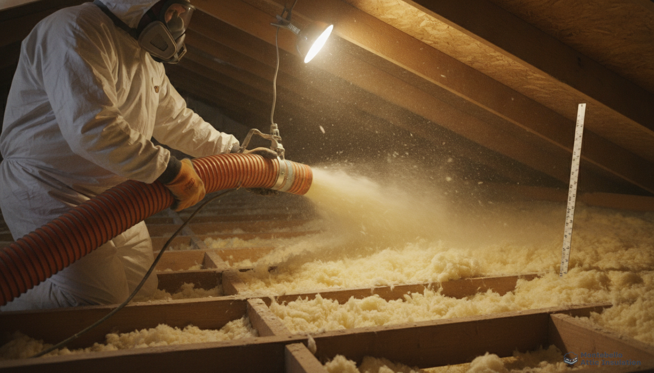 Attic Insulation Installation