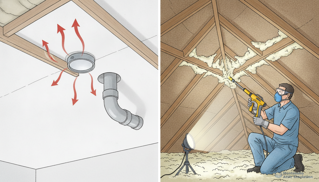 Why Attic Air Sealing Is the First Step to Lower Energy Bills in Montebello, CA